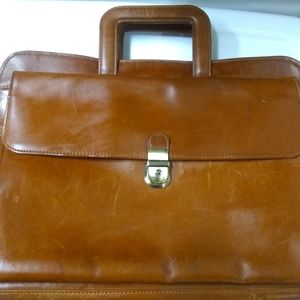 Genuine leather Attache Portfolio